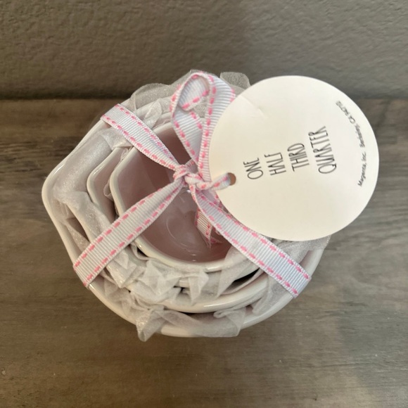 Rae Dunn Pink Inside Measuring Cups - Picture 2 of 4